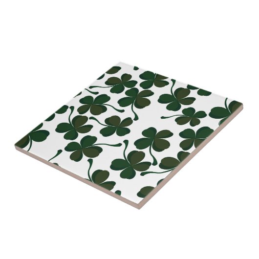 Glücksklee Fliese (Seite)