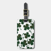 Glücksklee Gepäckanhänger (Vorderseite vertikal)