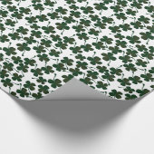 Glücksklee Geschenkpapier (Ecke)
