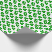 Glücksklee Geschenkpapier (Ecke)