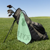 Glücksklee golfhandtuch (Gras)