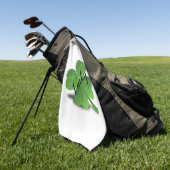 Glücksklee Golfhandtuch (Gras)