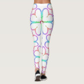 Glücksklee mit vier Blättern Leggings (Rückseite)
