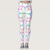 Glücksklee mit vier Blättern Leggings (Vorderseite)