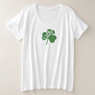 Glücksklee Saint Patrick's Sweatshirt Große Größe T-Shirt