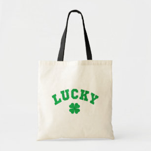 Glücksklee Saint Patricks Tag Beidseitig Bedruckt Tragetasche