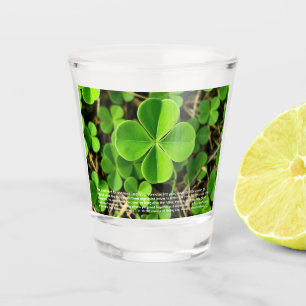 Glücksklee Schnapsglas
