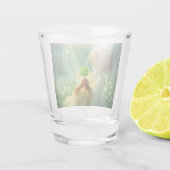 Glücksklee Schnapsglas (Rückseite)
