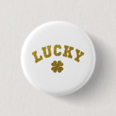 Glücksklee St. Patrick Button (Vorderseite)