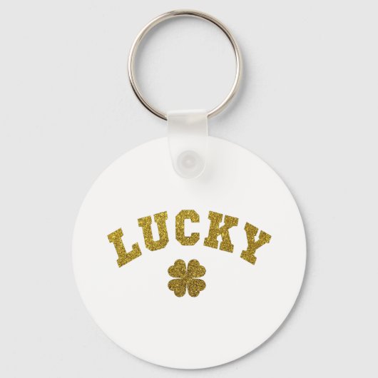 Glücksklee St. Patrick Schlüsselanhänger (Vorderseite)