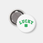 Glücksklee St. Patrick's Day Magnet (Vorderseite/Rückseite)