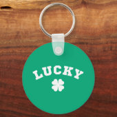 Glücksklee St. Patricks Day Schlüsselanhänger (Vorderseite)