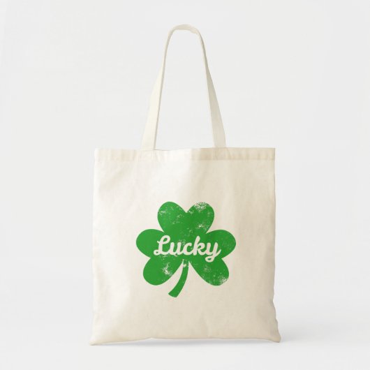 Glücksklee St. Patrick's Day Tragetasche (Vorne)