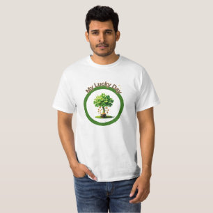 Glücksklee und Goldmünzen T-Shirt