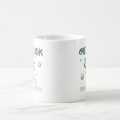Glücksklee-Vierblatt-Kaffee Kaffeetasse (Mittel)