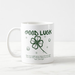 Glücksklee-Vierblatt-Kaffee Kaffeetasse