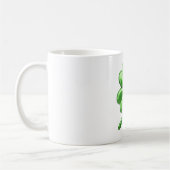 Glücksklee vierblättrig kaffeetasse (Links)