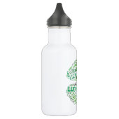 Glücksklee-Wortkunst Trinkflasche (Links)