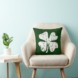 Glückskleeblatt St Patricks Day Wurfkissen Kissen