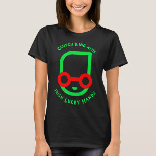 Glückskönig mit irischen Glückshänden T-Shirt
