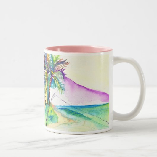 Glückskopie der Fischer, Glück der Fischer Zweifarbige Tasse (Rechts)