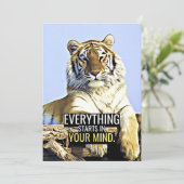 Glückskurse Alles fängt in Ihrem Kopf an Save The Date (Stehend Vorderseite)