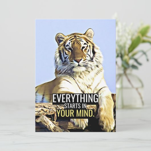 Glückskurse Alles fängt in Ihrem Kopf an Save The Date (Stehend Vorderseite)