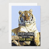 Glückskurse Alles fängt in Ihrem Kopf an Save The Date (Vorne/Hinten)