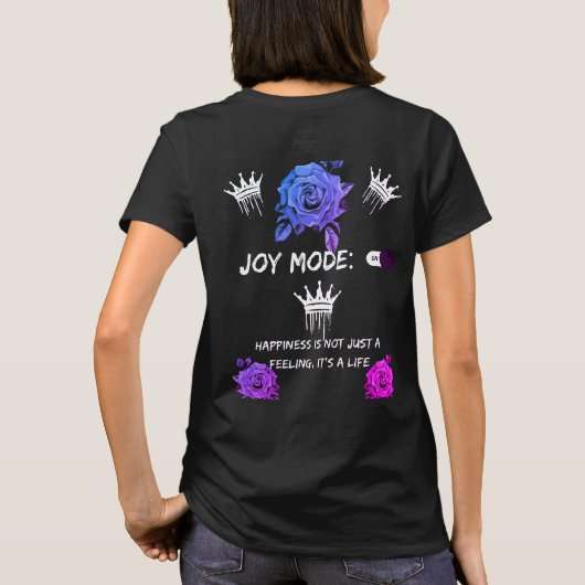 Glücksmodus: ON T-Shirt (Rückseite)