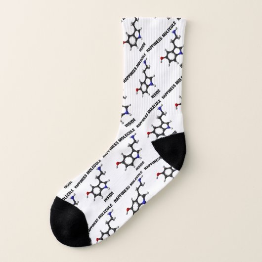 Glücksmolekül in der Serotonin-Chemie Socken (Links - Außen)