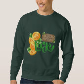 Glücksmünze-Sweatshirt Sweatshirt (Vorderseite)