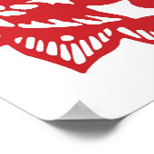 Glücksmuster stehen für doppeltes Glück Poster (Ecke)