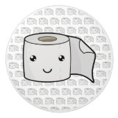 Glückspapier Keramikknauf (Vorderseite)