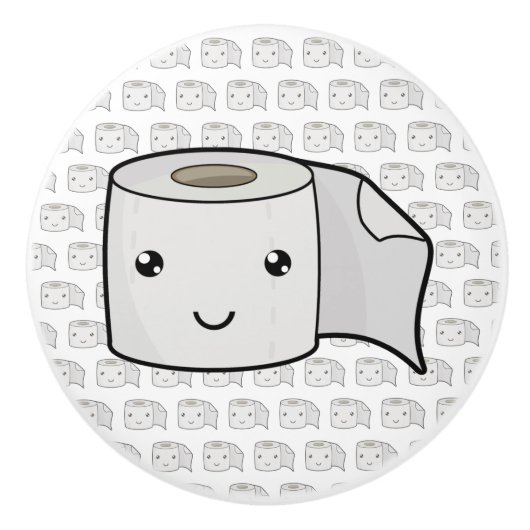 Glückspapier Keramikknauf (Vorderseite)