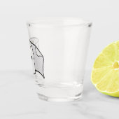 Glückspapier Schnapsglas (Rechts)