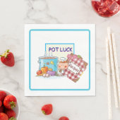 Glückspapier serviette (Beispiel)