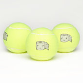 Glückspapier Tennisbälle (Multi)