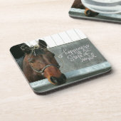 Glückspferd Untersetzer (Linke Seite)