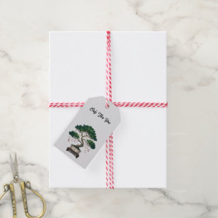 Glückspflanze Kleeblatt mit Mond Charms Geschenkanhänger
