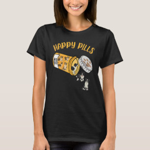 Glückspillen Border Collie Süßer Hund T-Shirt