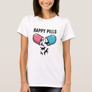 Glückspillen-Hunde T-Shirt