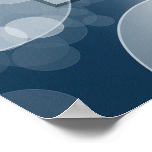 Glückspilster: Aristoteles Poster (Ecke)