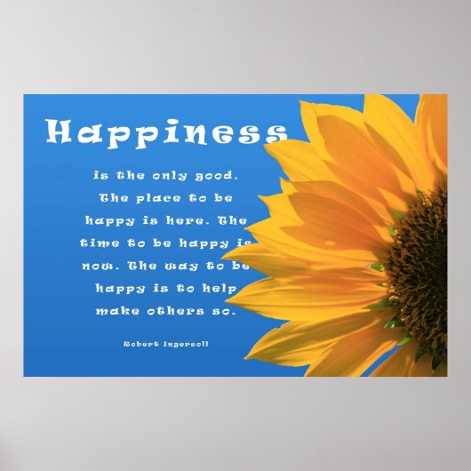 Glückspilster: Ingersoll Poster (Vorne)