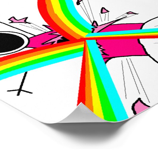 Glückspilster Poster (Ecke)