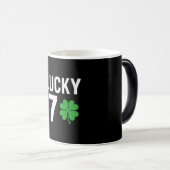Glückspilz 7 Kleeblatt Kaffeetasse (VorderseiteRechts)