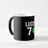 Glückspilz 7 Kleeblatt Kaffeetasse (Vorderseite Links)