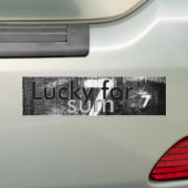 Glückspilz Autoaufkleber (Auf Auto)