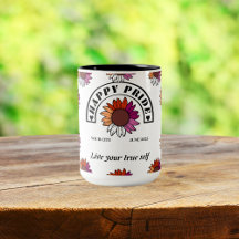 Glückspilz für LGBTQ: Sonnenblume in lesbischer Fl