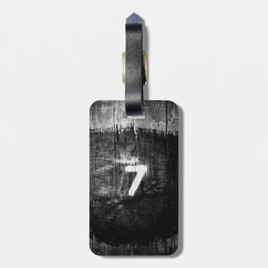 Glückspilz Gepäckanhänger (Rückseite vertikal)