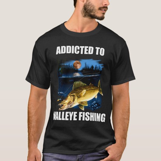 Glückspilz Open Wide Fischen T-Shirt (Vorderseite)